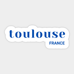 Toulouse France Sticker